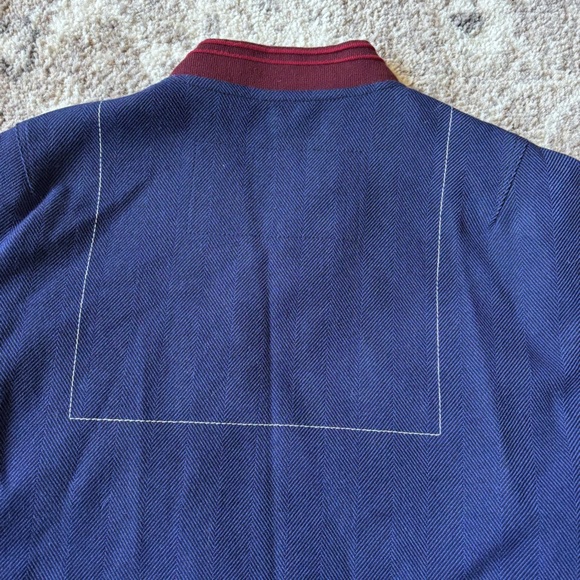 Pyer Moss Navy Varsity Jacket NYC Embroidered
Letterman Bomber Size Small - Picture 11 of 14